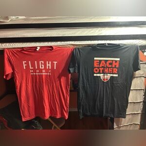 Old basketball and cross country shirts